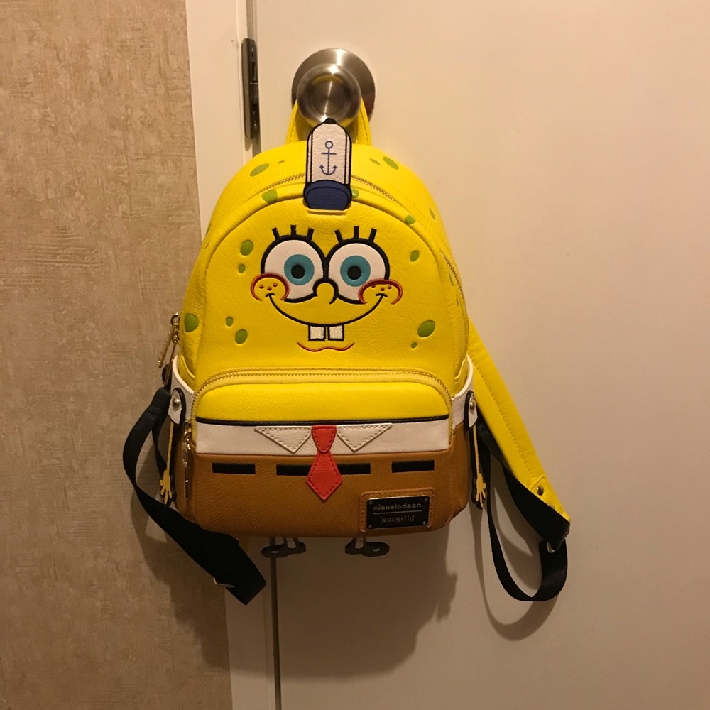 LOUNGEFLY X NICKELODEON SPONGEBOB MINI BACKPACK